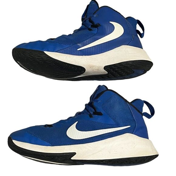 YOUTH boys Nike Future Court Blue/White High Top Shoes Sz 7 Kid's, Mens 7 - Picture 2 of 7